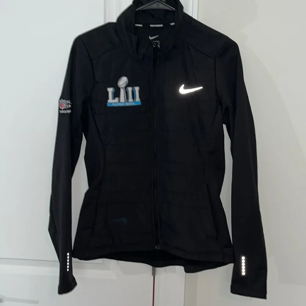 Women’s Black NFL Philadelphia Eagles Won SB 52 Running Puffer Front Jacket S